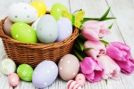 Easter eggs material HD desktop wallpaper