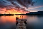 Calm lake scenery picture wallpaper