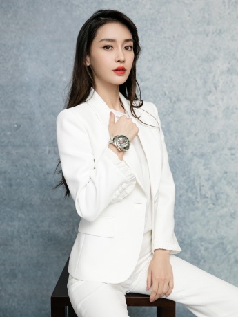 angelababy white suit fashion photo pictures