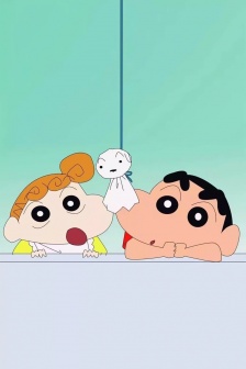 簡約蠟筆小新手機壁紙