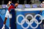 Djokovic men's singles tennis scene at the Eastern Olympics
