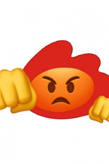 小黃臉打拳表情包