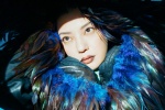 Zhao Wei color light and shadow fashion magazine photo