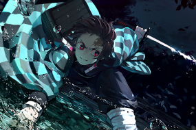 鬼滅之刃灶門炭治郎角色電腦壁紙