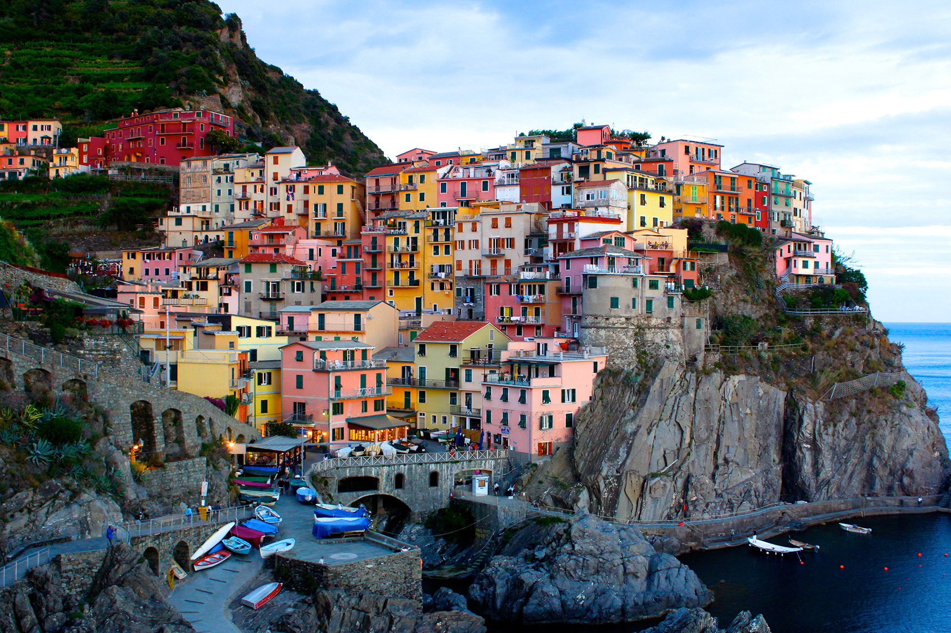 意大利五渔村风景图片桌面壁纸