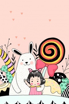 萌係卡通無水印手機壁紙