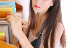 露肩吊帶美妝減齡背帶褲美女寫真