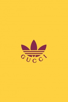 Adidas Gucci joint mobile wallpaper