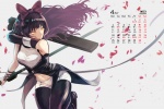 April 2022 two-dimensional animation desktop calendar wallpaper