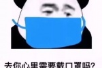 去你心里需要带口罩吗？我怕那里是公共场合