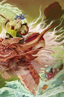 Glory of Kings Meng Ya Dragon Drum Fighting Skin Promotional Picture