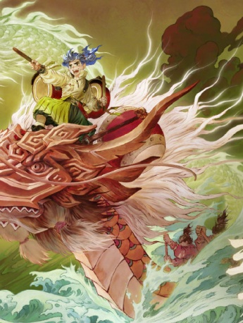 王者荣耀蒙犽龙鼓争鸣皮肤宣传图