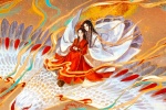 Chinese style hand-painted illustration wallpaper