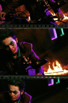 Zhu Zhengyan cos clown mobile wallpaper