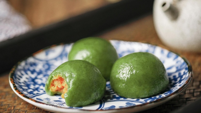 傳統特色小吃青團子圖片桌麵壁紙