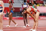 Wang Chunyu finished fifth in women's 800 meters