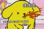 布丁狗喷咖啡表情包
