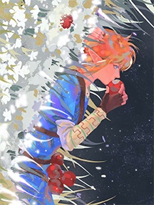 塞尔达林克唯美油画手机壁纸