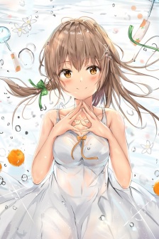 可愛動漫女孩手機壁紙