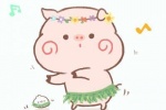 Cute cartoon pig WeChat avatar