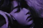 Cai Xukun's handsome photo shoot with purple fluorescent cover