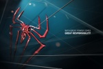 Spiderman personalized creative logo wallpaper