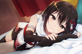 Cute and sexy anime beauty wallpaper