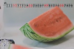 2021年9月清涼西瓜桌麵日曆壁紙