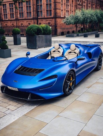 麥克拉倫埃爾瓦藍色酷炫多角度圖