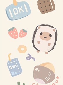 可爱小动物手绘