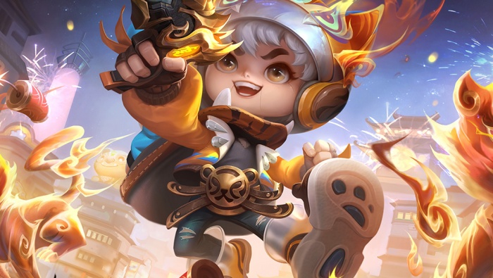 King of Glory Luban No. 7 Yinhu Ruiyan HD desktop wallpaper