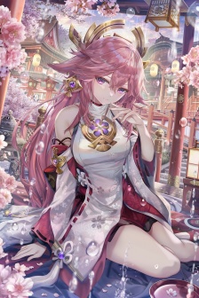 Yae Kamiko sexy photo mobile wallpaper