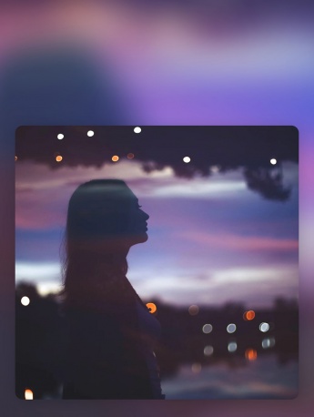 個性人物剪影唯美手機壁紙圖片