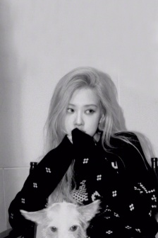 朴彩英黑白复古风手机壁纸