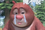 熊大俺不开心表情包