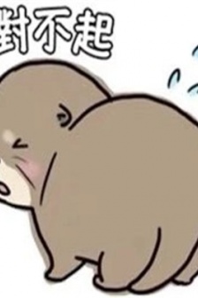 小水獺可愛表情包圖片