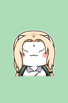 火影忍者貓咪頭創意手機壁紙