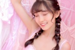 双马尾漂亮女生粉红诱惑写真