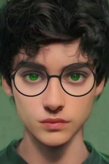 Harry Potter character AI restored pictures
