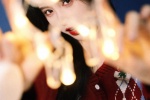 Ju Jingyi Christmas themed photo
