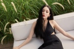 Guli Nazha sexy photo in black backless dress