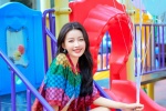 Sun Yi's childlike rainbow birthday photo shoot