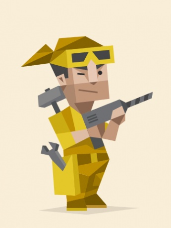 Connoisseur personality cartoon image
