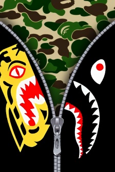 Bape remake trendy mobile wallpaper