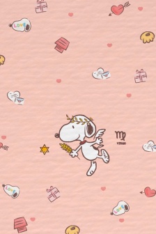 史努比十二星座卡通手機壁紙