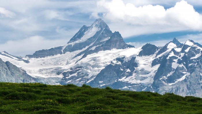 Beautiful snow mountain scenery HD picture wallpaper