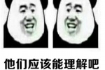 他们应该能理解吧
