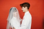 Wedding photos of Zhang Meng and Jin Ensheng