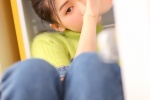 酪梨女孩休閒背帶褲性感迷人寫真
