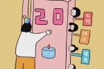 20岁生日快乐背景图